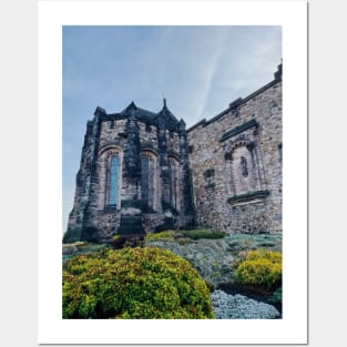 Stone turret at Edinburgh Castle Posters and Art